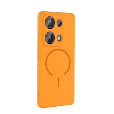 Xiaomi Redmi Note 13 Pro 4G Kılıf M-safe Şarj Özellikli Zore Meta Kapak - 11