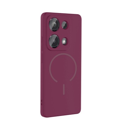 Xiaomi Redmi Note 13 Pro 4G Kılıf M-safe Şarj Özellikli Zore Meta Kapak - 13