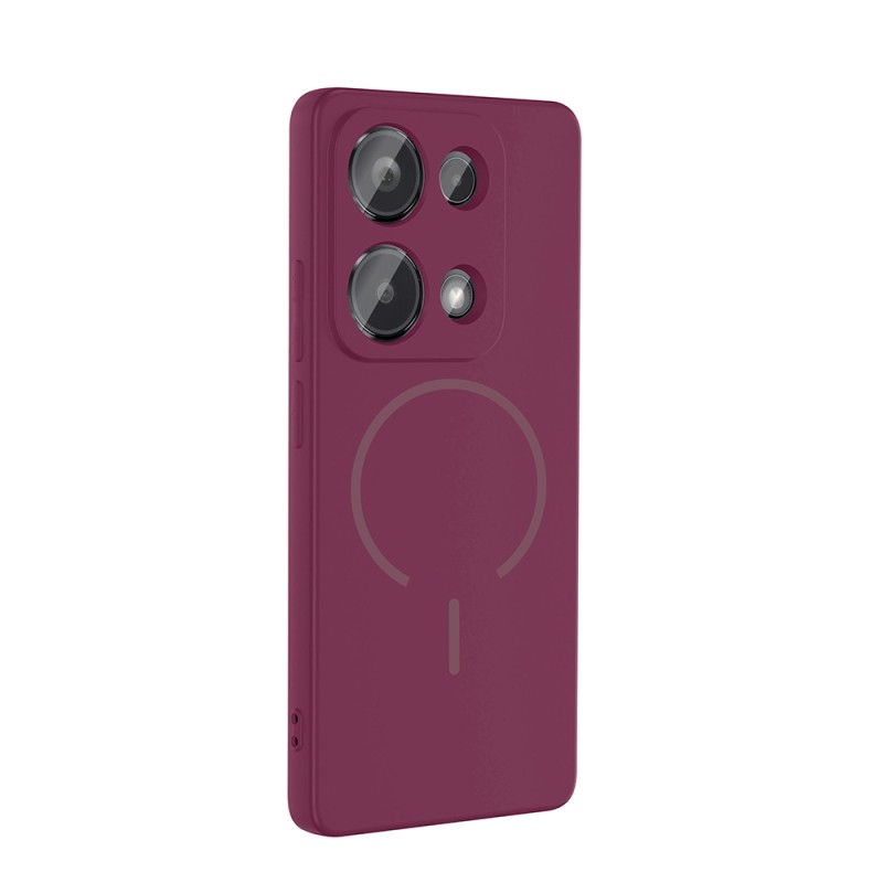 Xiaomi Redmi Note 13 Pro 4G Kılıf M-safe Şarj Özellikli Zore Meta Kapak - 13