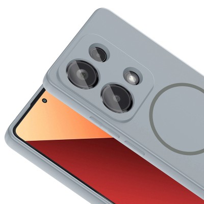 Xiaomi Redmi Note 13 Pro 4G Kılıf M-safe Şarj Özellikli Zore Meta Kapak - 20