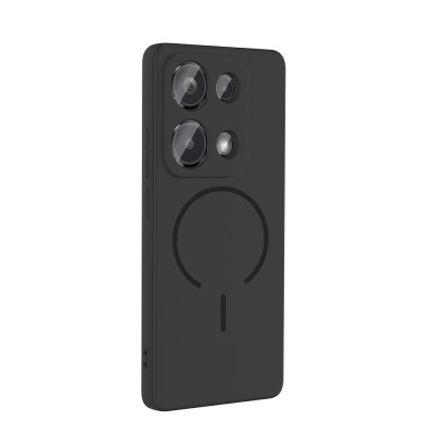 Xiaomi Redmi Note 13 Pro 4G Kılıf M-safe Şarj Özellikli Zore Meta Kapak - 15