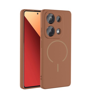 Xiaomi Redmi Note 13 Pro 4G Kılıf M-safe Şarj Özellikli Zore Meta Kapak - 5