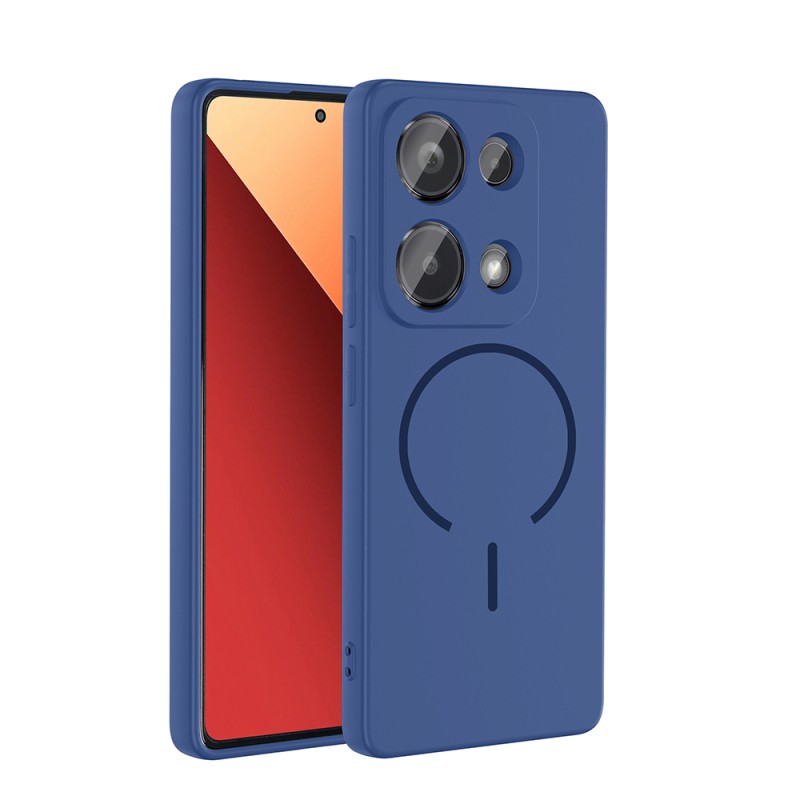 Xiaomi Redmi Note 13 Pro 4G Kılıf M-safe Şarj Özellikli Zore Meta Kapak - 6
