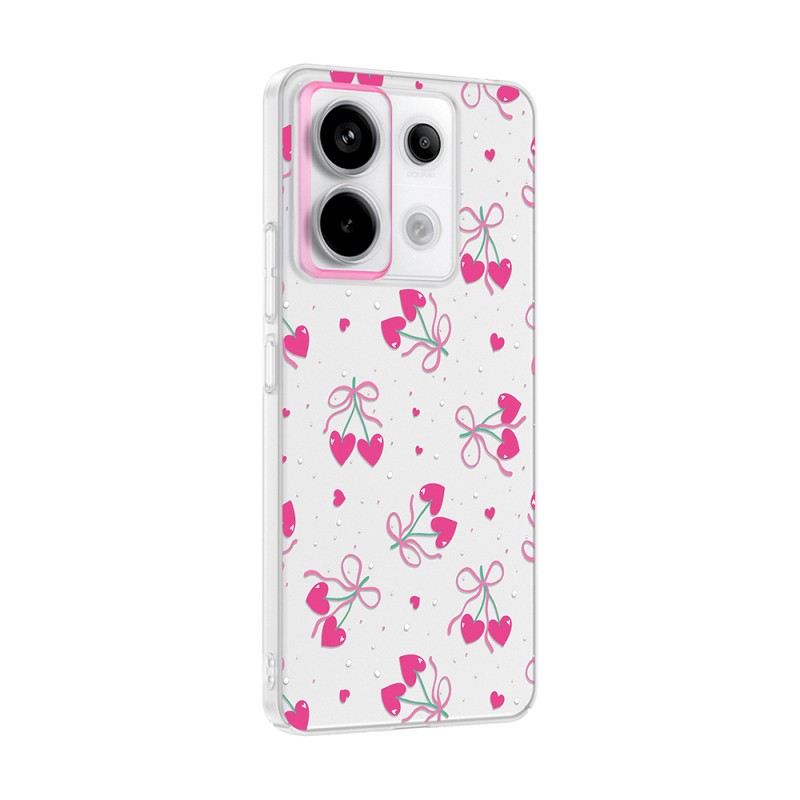 Xiaomi Redmi Note 13 Pro 5G Case with Camera Protector, Patterned Zore Clip Cover - 7