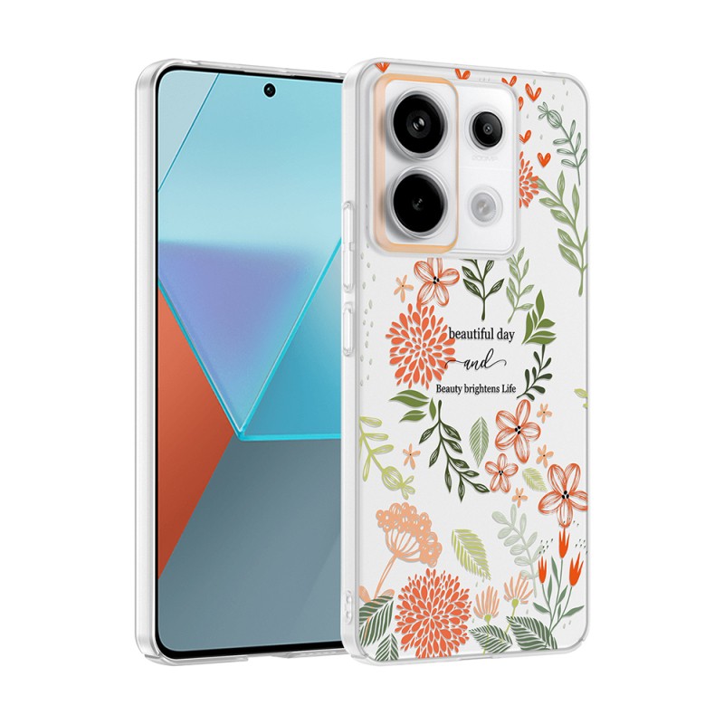 Xiaomi Redmi Note 13 Pro 5G Case with Camera Protector, Patterned Zore Clip Cover - 4