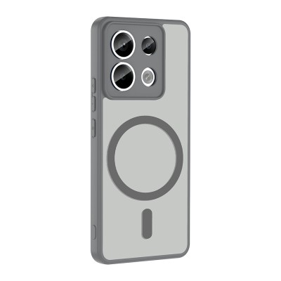 Xiaomi Redmi Note 13 Pro 5G Case with M-safe Charging Feature Zore Flat Cover - 5