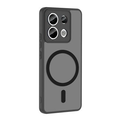 Xiaomi Redmi Note 13 Pro 5G Case with M-safe Charging Feature Zore Flat Cover - 8