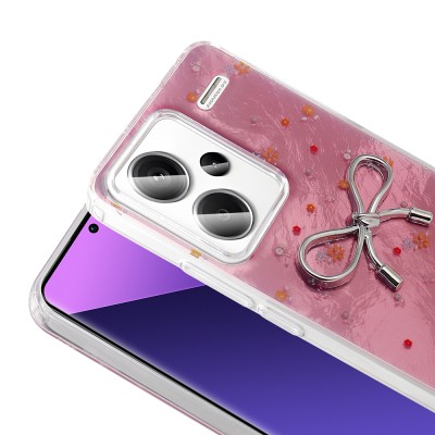 Xiaomi Redmi Note 13 Pro Plus 5G Case Camera Protection Figured Zore Ponti Silicone Cover - 7