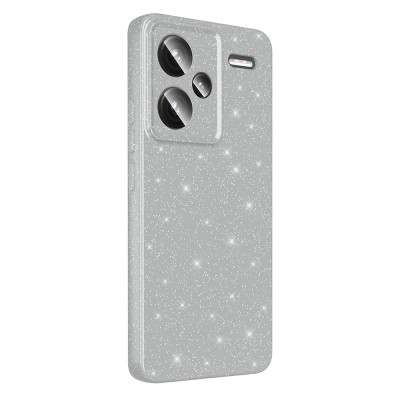 Xiaomi Redmi Note 13 Pro Plus 5G Case Camera Protection Glitter Luxury Zore Koton Cover - 8