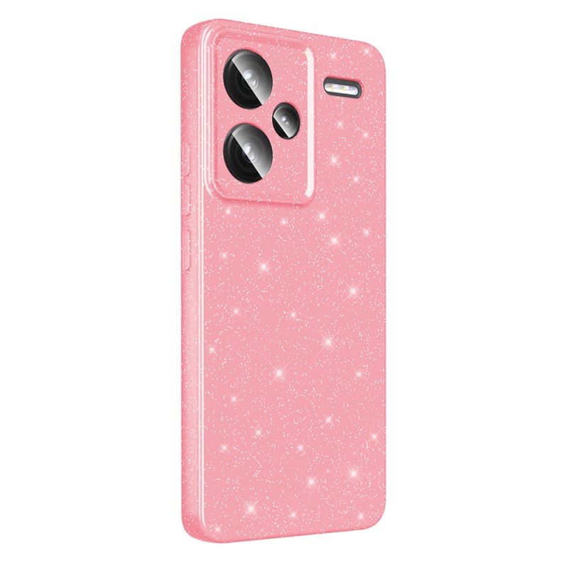 Xiaomi Redmi Note 13 Pro Plus 5G Case Camera Protection Glitter Luxury Zore Koton Cover - 12
