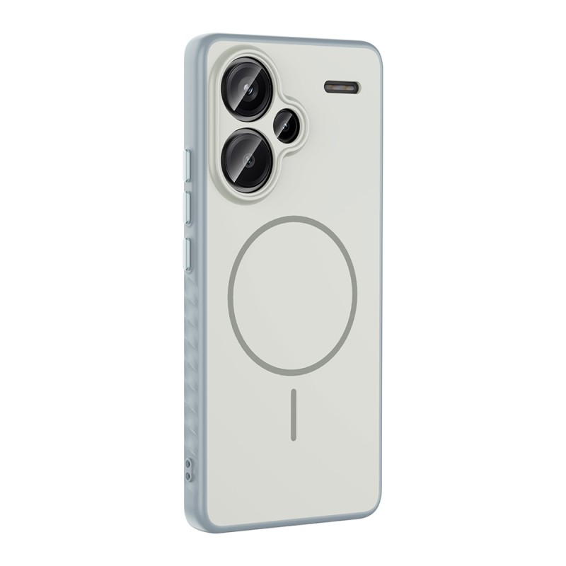 Xiaomi Redmi Note 13 Pro Plus 5G Case M-safe Charging Feature Zore Tea Cover - 8