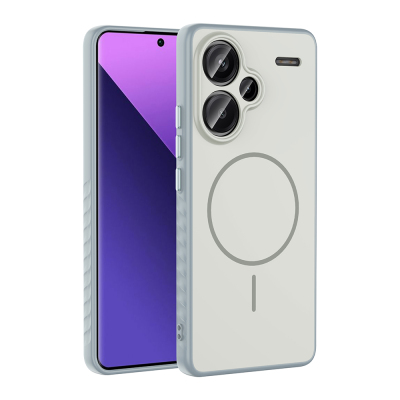 Xiaomi Redmi Note 13 Pro Plus 5G Case M-safe Charging Feature Zore Tea Cover - Zore