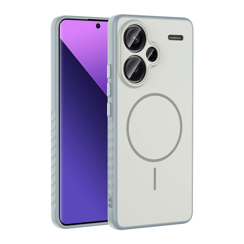 Xiaomi Redmi Note 13 Pro Plus 5G Case M-safe Charging Feature Zore Tea Cover - 2