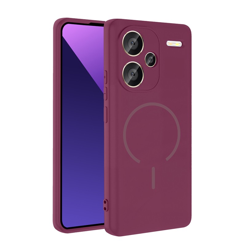 Xiaomi Redmi Note 13 Pro Plus 5G Case Zore Meta Cover with M-safe Charging Feature - 6