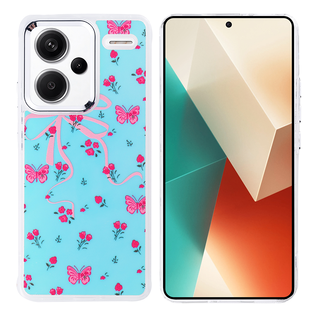 Redmi Note 13 Pro Plus 5G Kılıf Airbag Tasarımlı NXXA Hadra Kapak - Kelebek