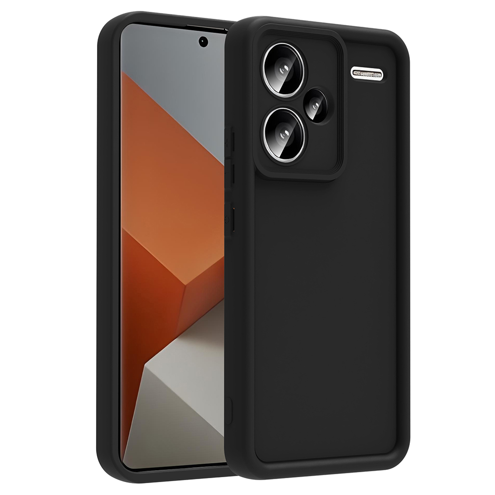 Redmi Note 13 Pro Plus Kılıf Kamera Korumalı NXXA Ananas Kapak - Siyah