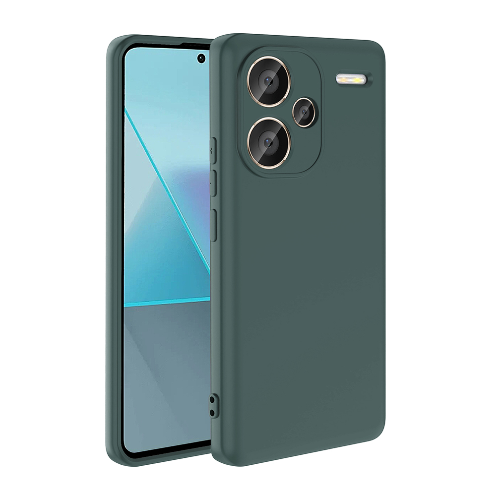 Xiaomi Redmi Note 13 Pro Plus 5G Kılıf Zore Mara Lansman Kapak - Koyu Yeşil