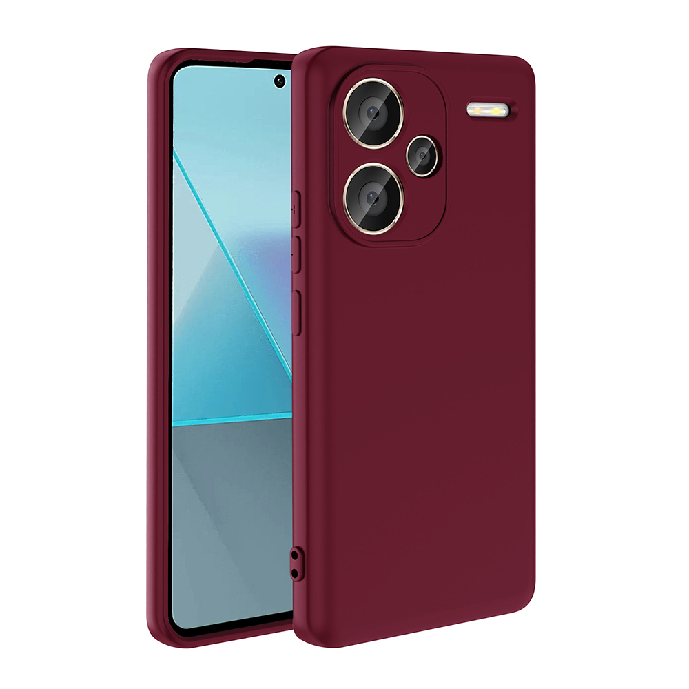 Xiaomi Redmi Note 13 Pro Plus 5G Kılıf Zore Mara Lansman Kapak - Koyu Mor