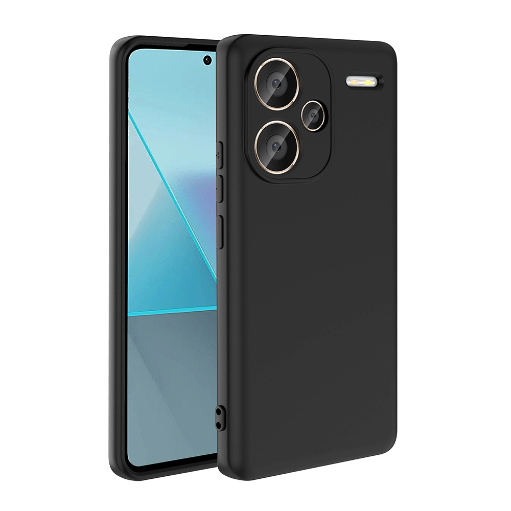 Xiaomi Redmi Note 13 Pro Plus 5G Kılıf Zore Mara Lansman Kapak - Siyah