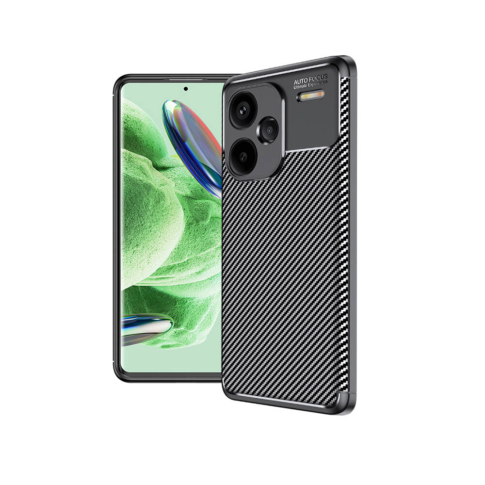 Xiaomi Redmi Note 13 Pro Plus 5G Kılıf Zore Negro Silikon Kapak - Siyah