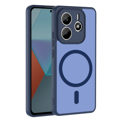 Xiaomi Redmi Note 14 4G Case M-safe Charging Feature Zore Ballet Flat Cover - Zore