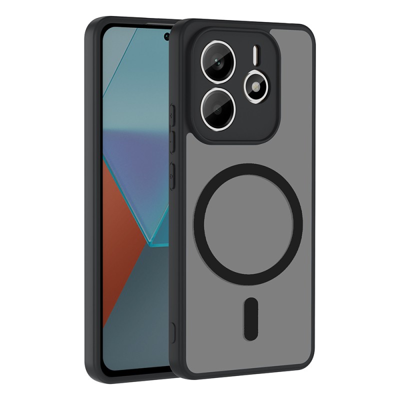 Xiaomi Redmi Note 14 4G Case M-safe Charging Feature Zore Ballet Flat Cover - 4