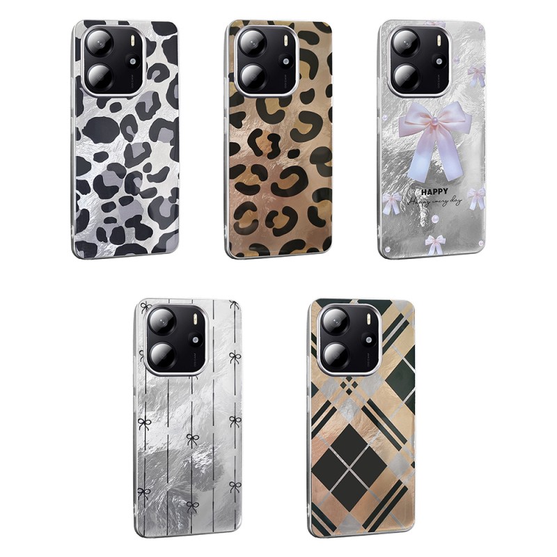 Xiaomi Redmi Note 14 4G Case Patterned Zore Mep Cover - 17