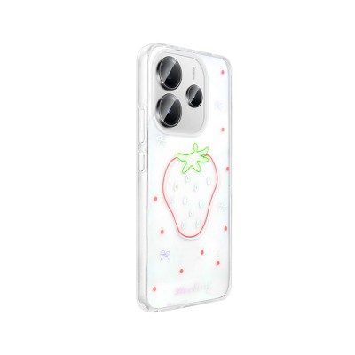 Xiaomi Redmi Note 14 4G Case Transparent Figured Zore Folk Hard Cover - 11