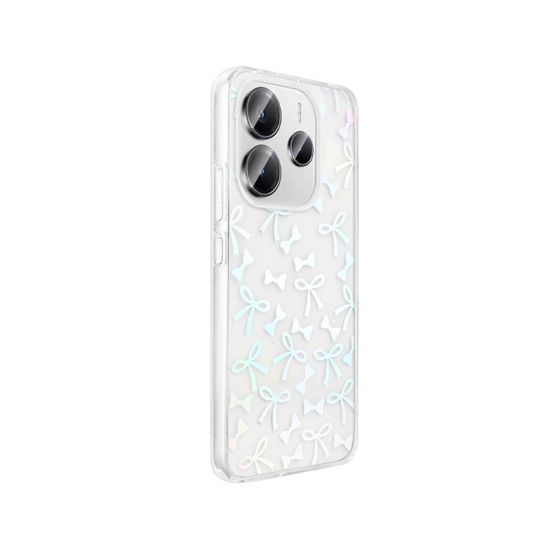 Xiaomi Redmi Note 14 4G Case Transparent Figured Zore Folk Hard Cover - 10