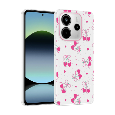 Xiaomi Redmi Note 14 4G Case with Camera Protector, Patterned Zore Clip Cover - Zore
