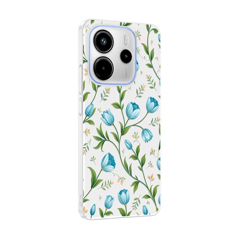 Xiaomi Redmi Note 14 4G Case with Camera Protector, Patterned Zore Clip Cover - 6