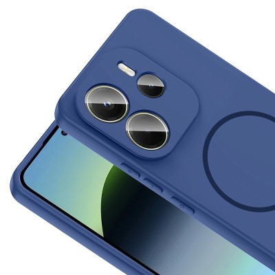Xiaomi Redmi Note 14 4G Case Zore Meta Cover with M-safe Charging Feature - 16