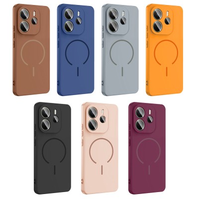 Xiaomi Redmi Note 14 4G Case Zore Meta Cover with M-safe Charging Feature - 23
