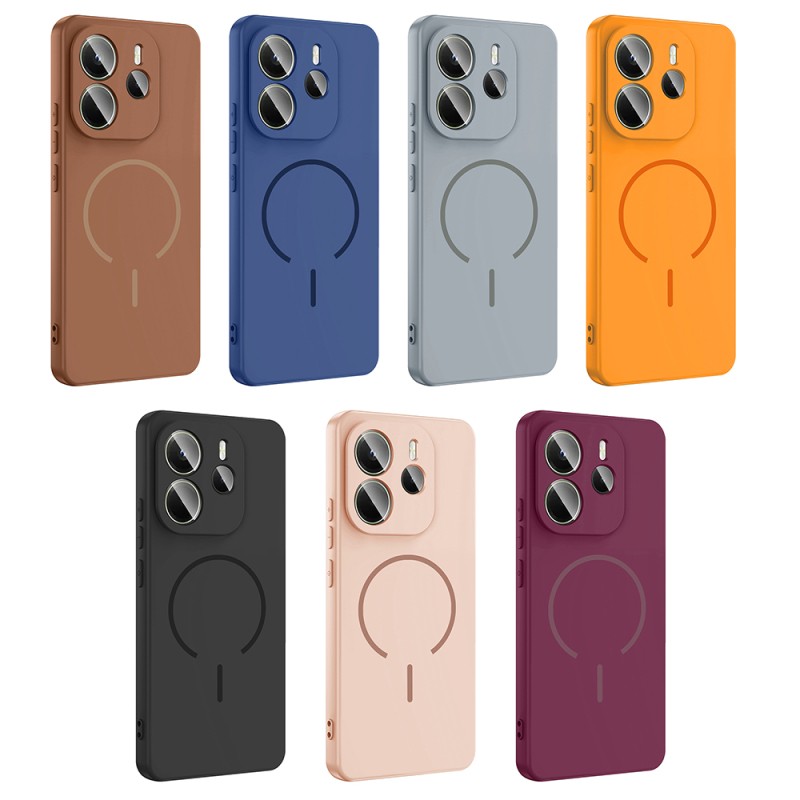 Xiaomi Redmi Note 14 4G Case Zore Meta Cover with M-safe Charging Feature - 23