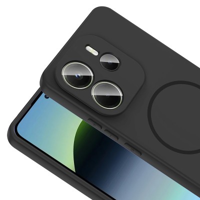 Xiaomi Redmi Note 14 4G Case Zore Meta Cover with M-safe Charging Feature - 22