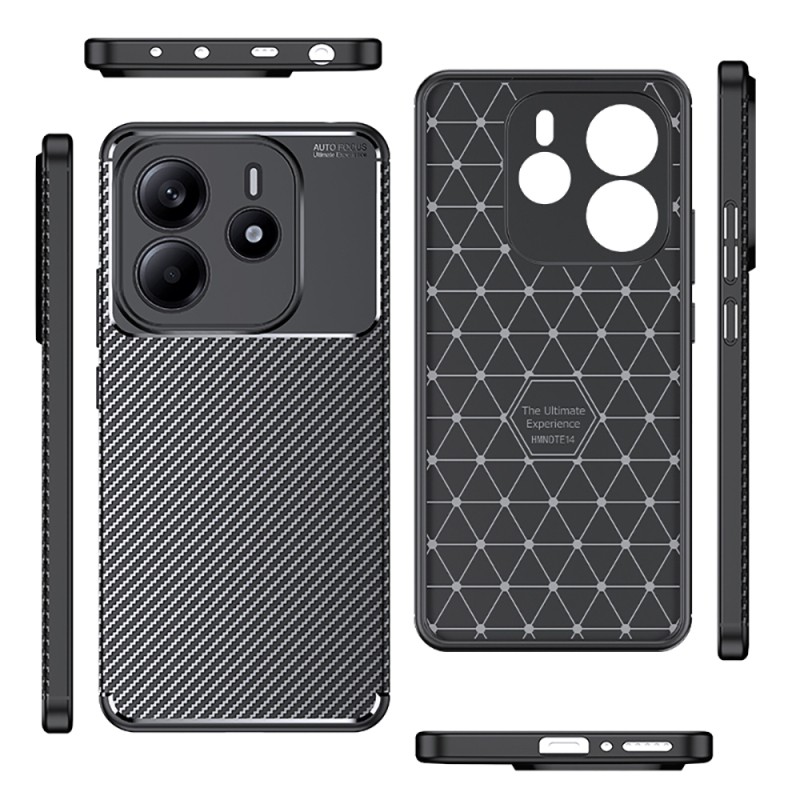 Xiaomi Redmi Note 14 4G Case Zore Negro Silicone Cover - 6