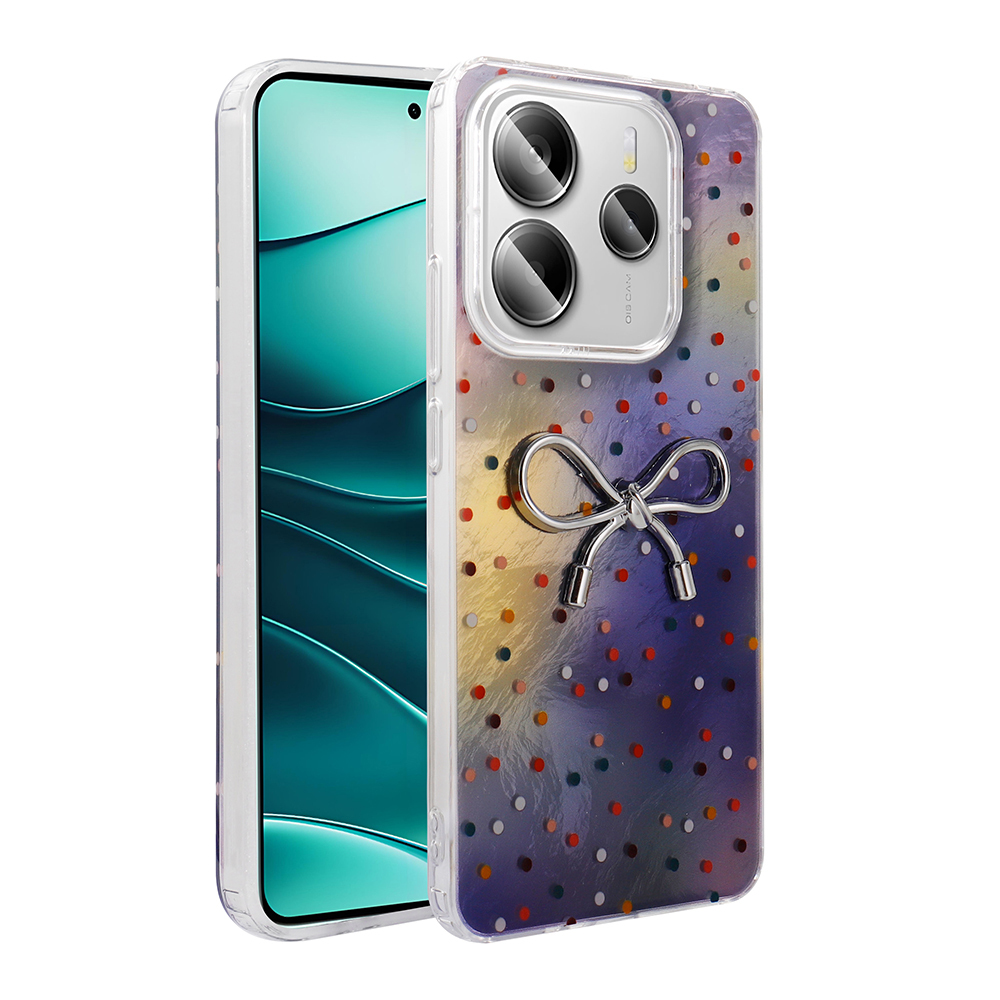 Xiaomi Redmi Note 14 4G Kılıf Kamera Korumalı Figürlü Zore Ponti Silikon Kapak