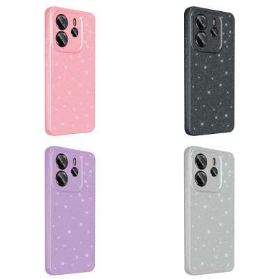 Xiaomi Redmi Note 14 4G Kılıf Kamera Korumalı Simli Lüks Zore Koton Kapak - 14