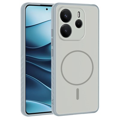 Xiaomi Redmi Note 14 4G Kılıf M-safe Şarj Özellikli Zore Tea Kapak - Zore