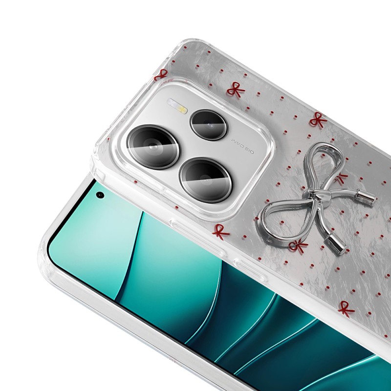Xiaomi Redmi Note 14 5G Case Camera Protection Figured Zore Ponti Silicone Cover - 13
