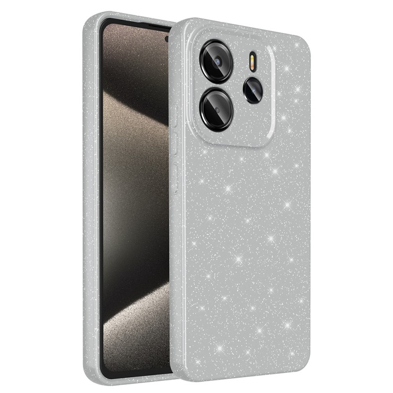 Xiaomi Redmi Note 14 5G Case Camera Protection Glitter Luxury Zore Koton Cover - 4