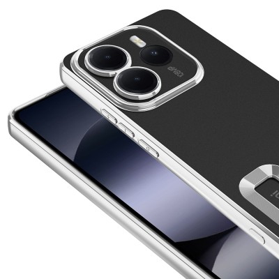 Xiaomi Redmi Note 14 5G Case Camera Protection Logo Showing Zore Omega Cover - 17