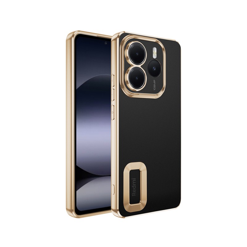 Xiaomi Redmi Note 14 5G Case Camera Protection Logo Showing Zore Omega Cover - 5