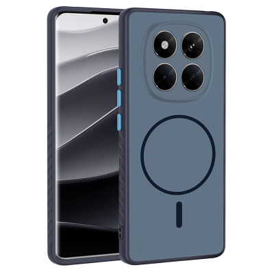 Xiaomi Redmi Note 14 Pro 4G Case with M-safe Charging Feature Zore Tea Cover - Zore