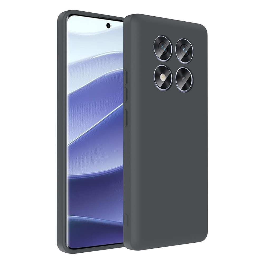 Redmi Note 14 Pro 4G Kılıf Kamera Korumalı Kartlık Hazneli NXXA Vitra Kapak - Gri