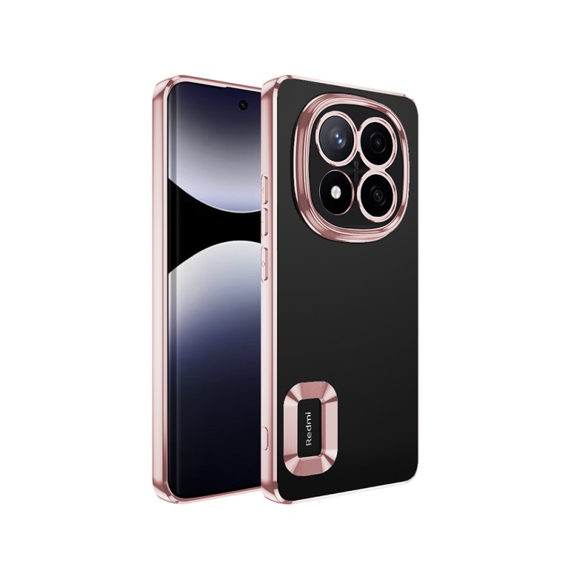Xiaomi Redmi Note 14 Pro 4G Kılıf Kamera Korumalı Logo Gösteren Zore Omega Kapak - 3