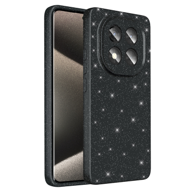 Xiaomi Redmi Note 14 Pro 4G Kılıf Kamera Korumalı Simli Lüks Zore Koton Kapak - Zore