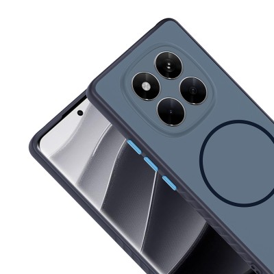 Xiaomi Redmi Note 14 Pro 4G Kılıf M-safe Şarj Özellikli Zore Tea Kapak - 9