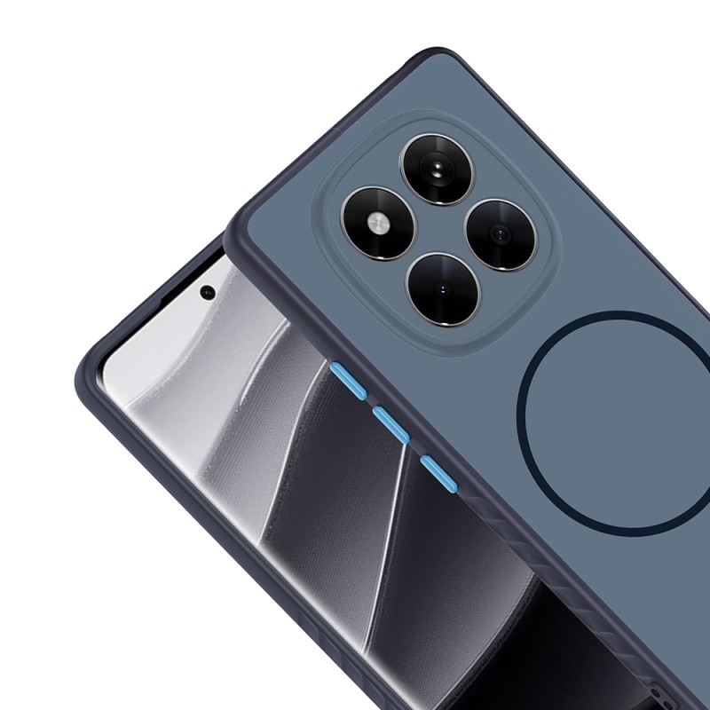 Xiaomi Redmi Note 14 Pro 4G Kılıf M-safe Şarj Özellikli Zore Tea Kapak - 9