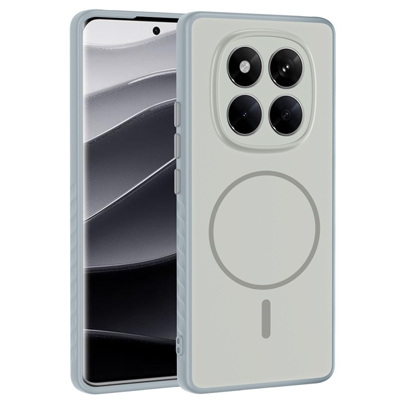 Xiaomi Redmi Note 14 Pro 4G Kılıf M-safe Şarj Özellikli Zore Tea Kapak - 3